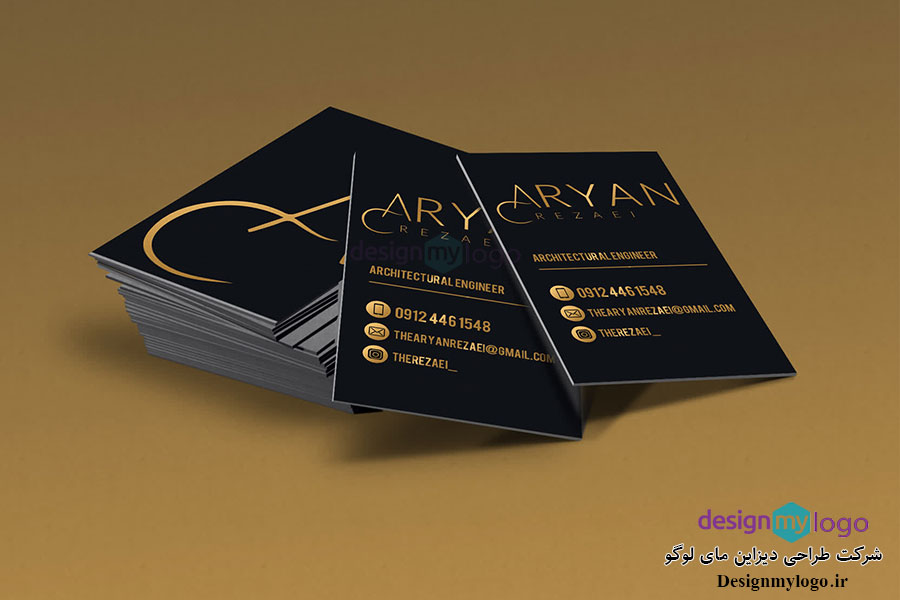 طراحی کارت ویزیت آریان