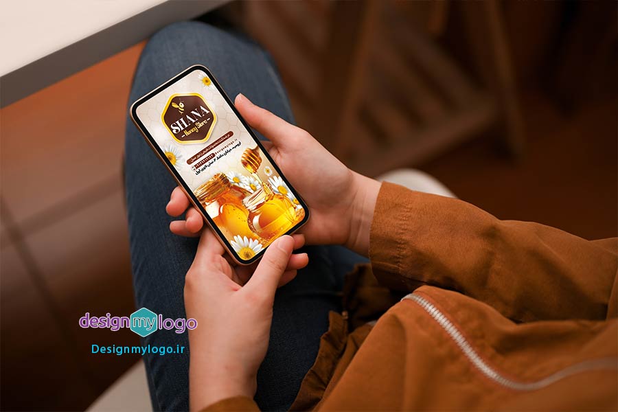 طراحی استوری اینستاگرام فروشگاه عسل شانا