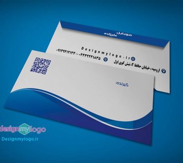 طراحی پاکت اداری موبایل علیزاده: