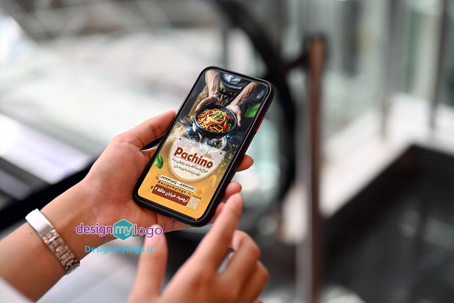 طراحی پست اینستاگرام فست فود پاچینو
