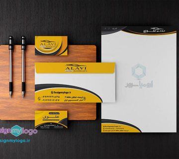 طراحی و چاپ ست اداری اتو گالری علوی
