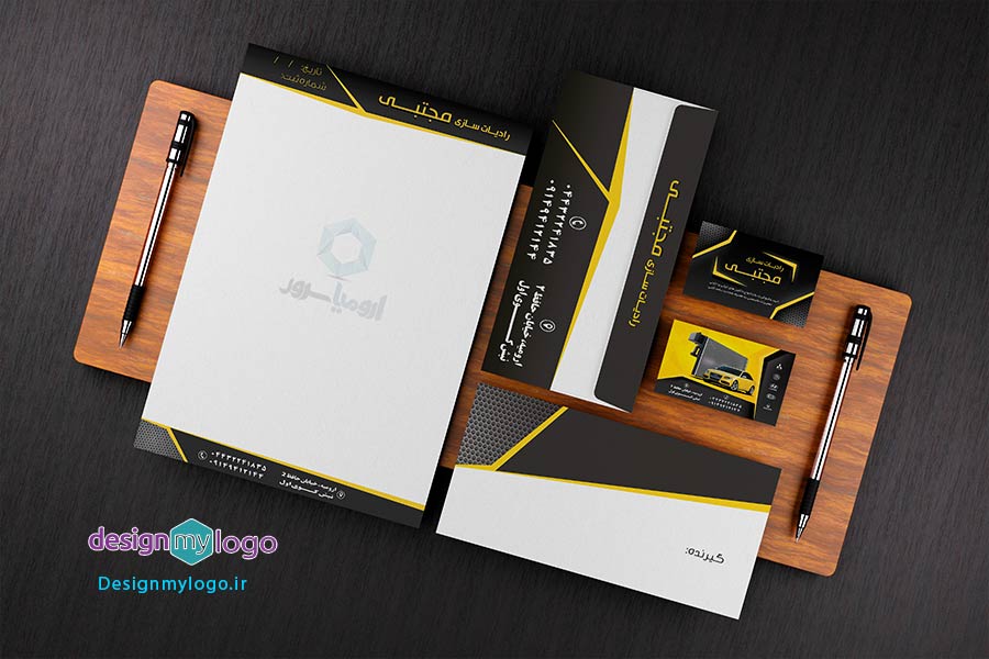 طراحی و چاپ ست اداری رادیات سازی مجتبی