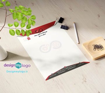 طراحی و چاپ سربرگ فروشگاه و گالری عینک ستین