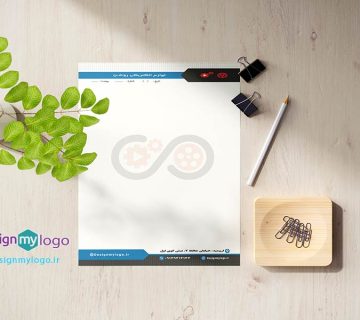 طراحی و چاپ سربرگ لوازم الکتریکی روشن