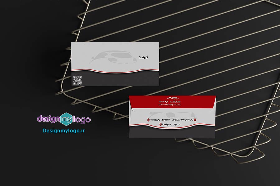 طراحی و چاپ پاکت خدمات جلوبندی سازی ملک زاده