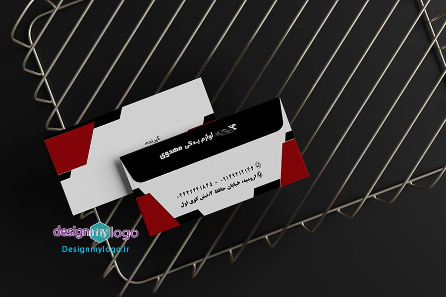 طراحی و چاپ پاکت لوازم یدکی مهدوی