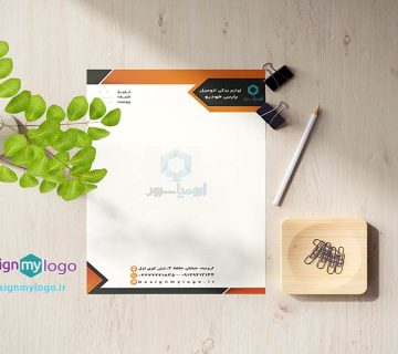 طراحی و چاپ سربرگ لوازم یدکی اتومبیل پارس خودرو