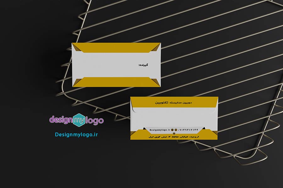 طراحی وچاپ پاکت دوربین مداربسته تکنوبین
