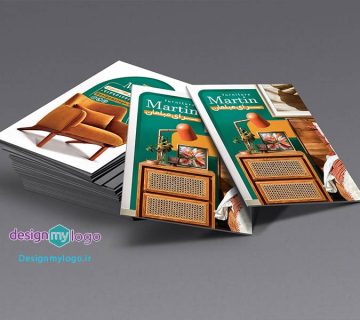 طراحی و چاپ کارت ویزیت سرای مبلمان مارتین
