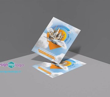 طراحی و چاپ تراکت آژانس گردشگری میهن گشت