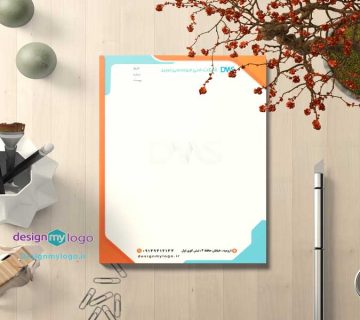 طراحی و چاپ سربرگ شرکت فنی مهندسی نوین